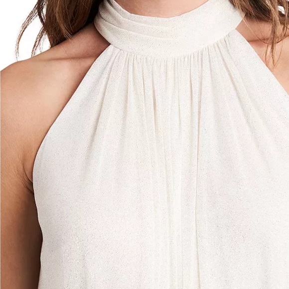 MSK HALTER WHITE JUMPSUIT MEDIUM - Picture 4 of 9